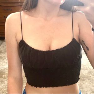 black crop top